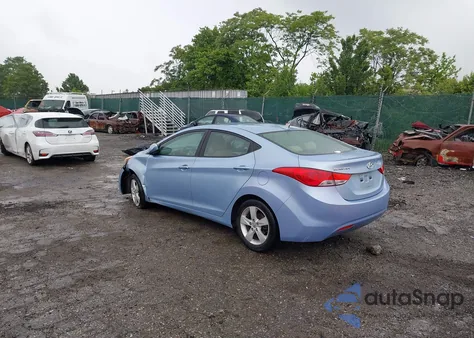 2011 Hyundai Elantra Gls Pzev from USA, damaged, VIN KMHDH4AE1BU147219